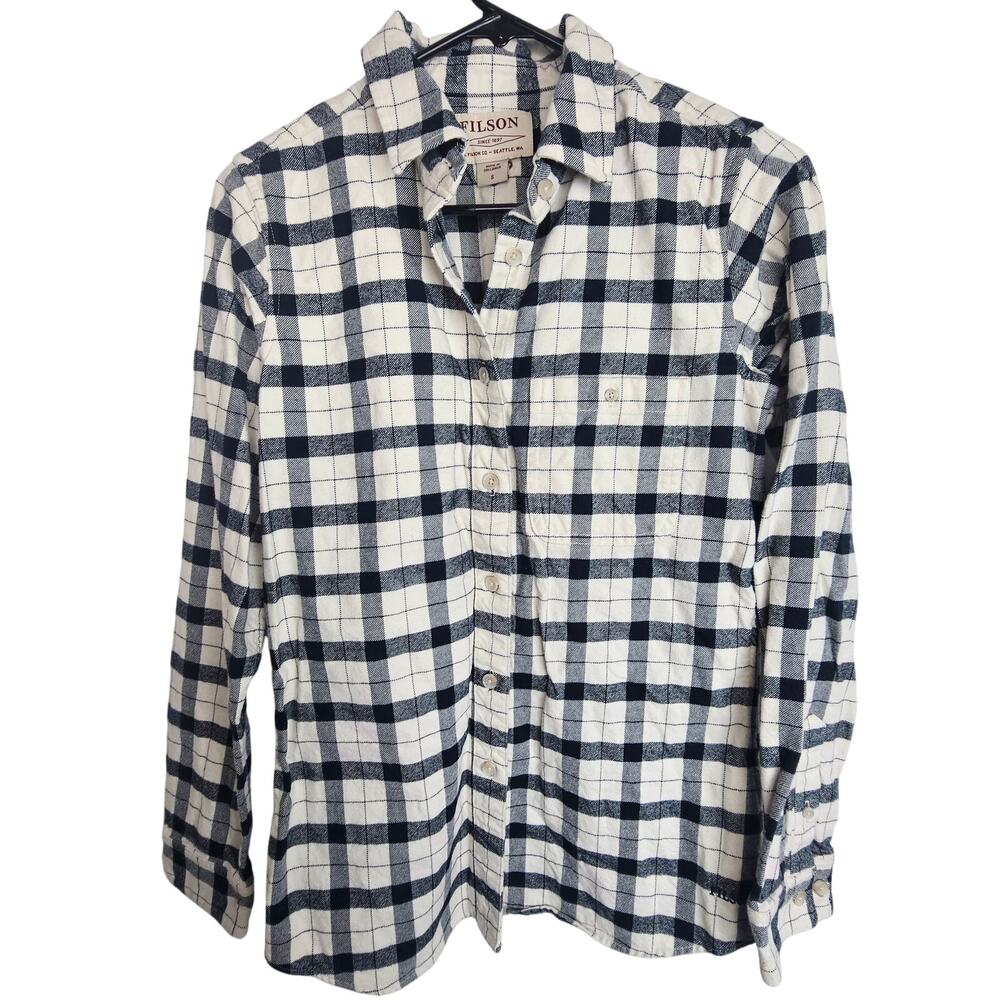 Filson Womens Alaskan Guide Plaid Flannel Shirt Size S Gorpcore Workwear Outdoor
